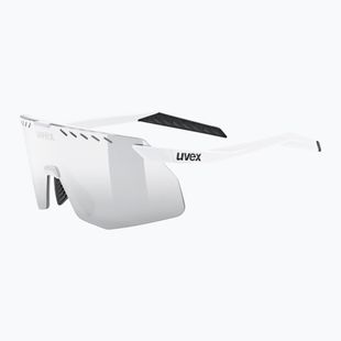 Sonnenbrille UVEX Pace Stage Small white matt/mirror silver