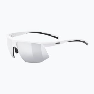 Sonnenbrille UVEX Aerios white/mirror silver