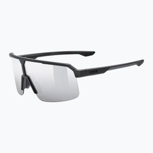 Sonnenbrille UVEX Ramp black matt/mirror silver