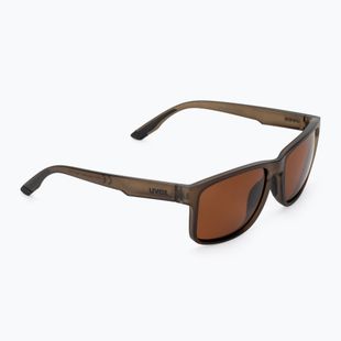 Sonnenbrille UVEX Poise P smoke matt/brown