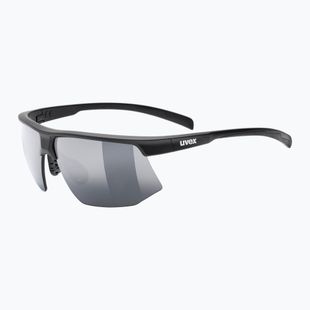 Sonnenbrille UVEX Aerios black matt/smoke