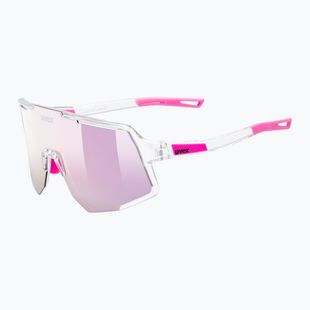 Sonnenbrille UVEX Sequenze clear/mirror pink