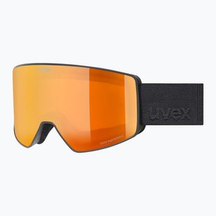 Skibrille UVEX Scenic FM S2 black matt/mirror red