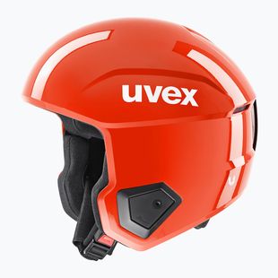 Kinder-Skihelm UVEX Race Up electric red