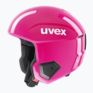 Kinder-Skihelm UVEX Race Up pink