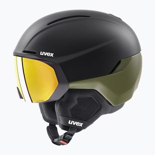 Skihelm UVEX Horizon CV black/khaki matt