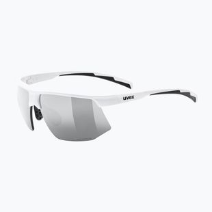 Sonnenbrille UVEX Aerios Small V white matt/smoke