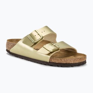 Slides Schlappen  Damen BIRKENSTOCK Arizona BF Narrow gold