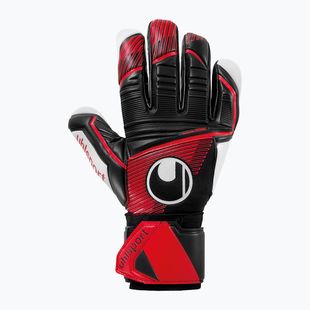 Uhlsport Powerline Supersoft Hn Torwarthandschuhe schwarz/rot/weiß