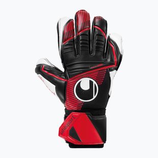 Uhlsport Powerline Supersoft Torwarthandschuhe schwarz/rot/weiß