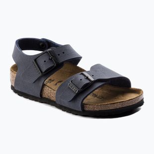 Kindersandalen BIRKENSTOCK New York Birkibuc Narrow navy