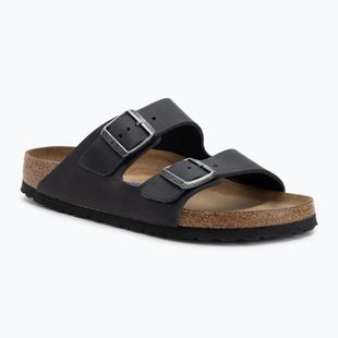 BIRKENSTOCK Arizona LEOI Schmale schwarze Flip-Flops