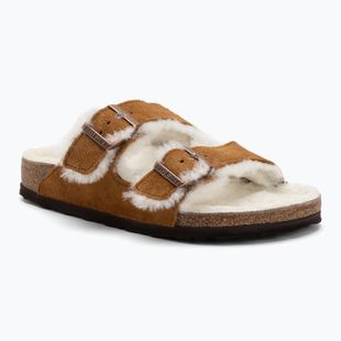 BIRKENSTOCK Arizona Shearling SL Regular Nerz-Flip-Flops