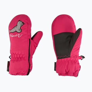 Skihandschuhe Kinder ZIENER LE Zoo Minis pop pink