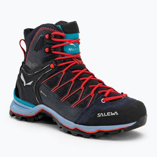Damen-Trekkingstiefel Salewa MTN Trainer Lite Mid GTX navy blau-schwarz 00-0000061360