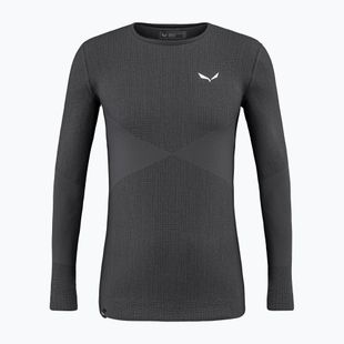 Herren-Thermoaktivshirt Salewa Zebru Med Warm AMR onyx