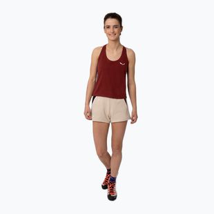 Salewa Damen Kletterhemd Lavaredo Hemp Crop Tank rot 00-0000028369