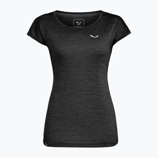 Damen-Trekking-Shirt Salewa Puez Melange Dry black out melange