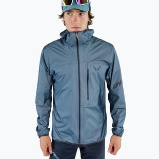 Herren DYNAFIT Traverse GTX Regenjacke mallard blau