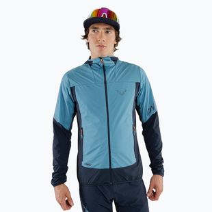 Herren DYNAFIT Traverse Alpha Kapuzen-Softshelljacke sturmblau