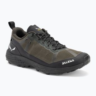 Salewa Pedroc Air Herren Wanderschuhe dunkel oliv / schwarz