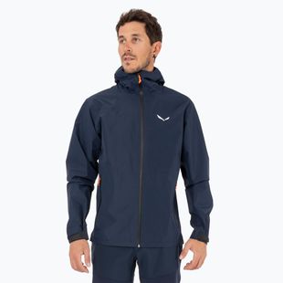 Herren-Regenjacke Salewa Puez Aqua 4 PTX 2.5L navy blazer/0910