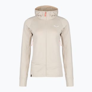 Trekking Sweatshirt Hoodie Damen Salewa Puez PL Hooded oatmeal