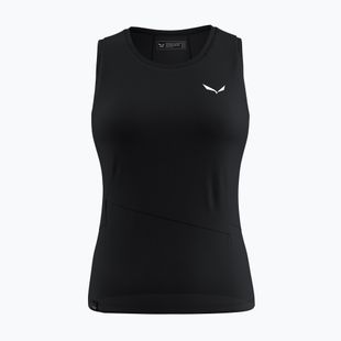 Damen-Trekking-Tank-Top Salewa Puez Sporty Dry Tank schwarz out