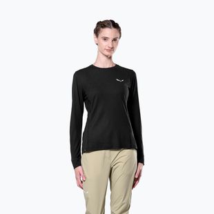 Trekking Longsleeve Damen SaLinks Puez Dry black out