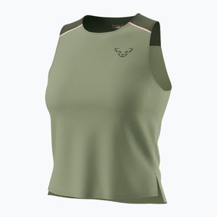 Women's DYNAFIT Sky Crop Top Salbei Laufshirt