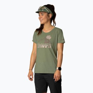 DYNAFIT Damen Trekking-T-Shirt Transalper Graphic SS Salbei