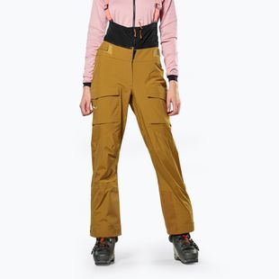 Skitourenhose Damen Salewa Sella Free 3L Ptx golden brown