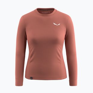 Trekking Longsleeve Damen SaLinks Puez Dry etruscan red