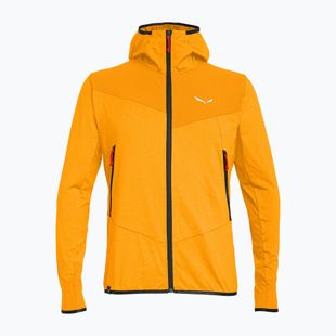 Herren Trekkingpullover Salewa Agner Hybrid PL/DST FZ Hoody turmeric melange/0910