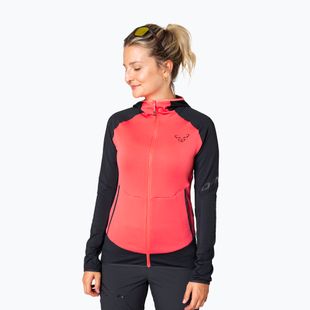 Damen-Trekkingpullover DYNAFIT Transalper Light Polartec Hoody black out cabana/6170
