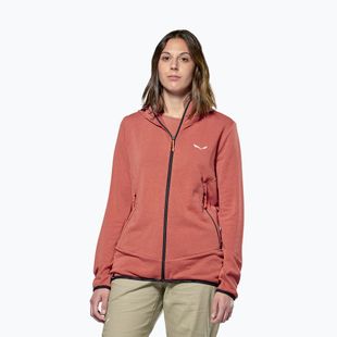 Salewa Frauen Trekking-Sweatshirt Agner Hanf 2 Hooded etruscan rot