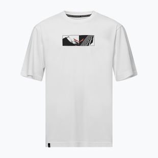 Herren Salewa Eagle Hybrid Lose optisches weißes T-shirt