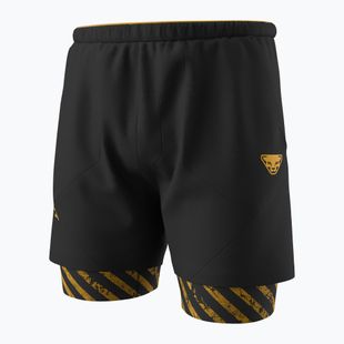 Men's DYNAFIT Trail 2IN1 Laufshorts schwarz aus Tabak