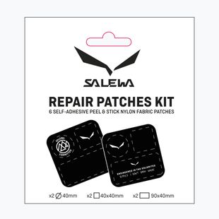 Reparaturset Salewa Repair Patches Kit 2pcs black/white