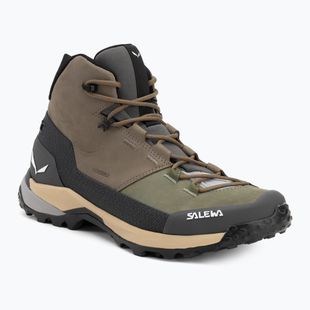 Salewa Herren-Trekkingstiefel Puez Leather Mid Ptx Bungee Cord / onyx