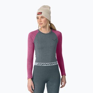 Damen Thermo-Longsleeve DYNAFIT Tour Light Merino magenta