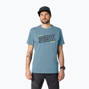 Herren-T-Shirt DYNAFIT Graphic CO smoke blue/tabloid
