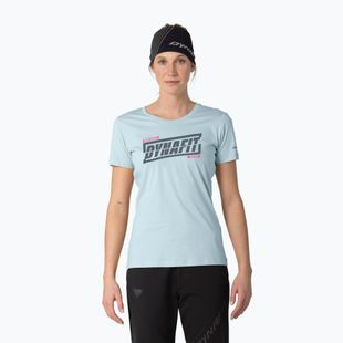 Damen-T-Shirt DYNAFIT Graphic Co cloud blue/tabloid