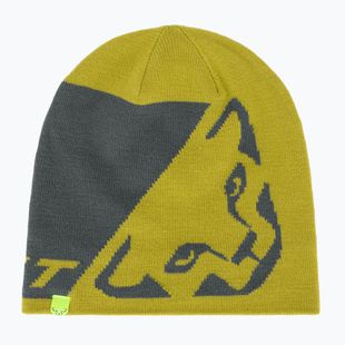 Wintermütze DYNAFIT Leopard Logo golden lime/0720