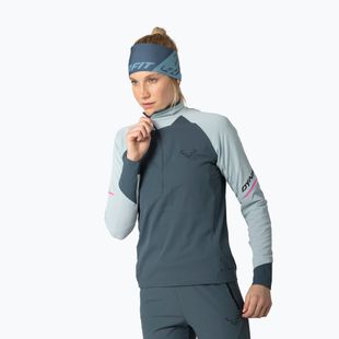 Damen-Laufpullover DYNAFIT Alpine 1/2 Zip Tee cloud blue/0720