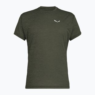 Herren-T-Shirt Salewa Puez Melange Dry faded green melange