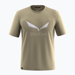 Herren-T-Shirt Salewa Solidlogo Dry quicksand