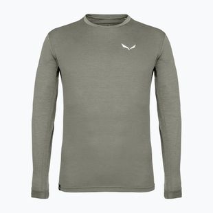 Herren-Longsleeve Salewa Puez Melange Dry faded green melange