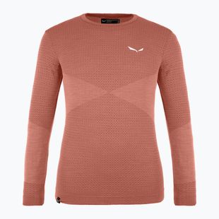 Kinder-Thermoaktivshirt Salewa Zebru Med Warm AMR etruscan red