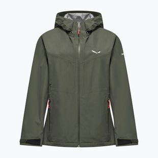 Damen-Regenjacke Salewa Puez Aqua 4 PTX 2.5L faded green